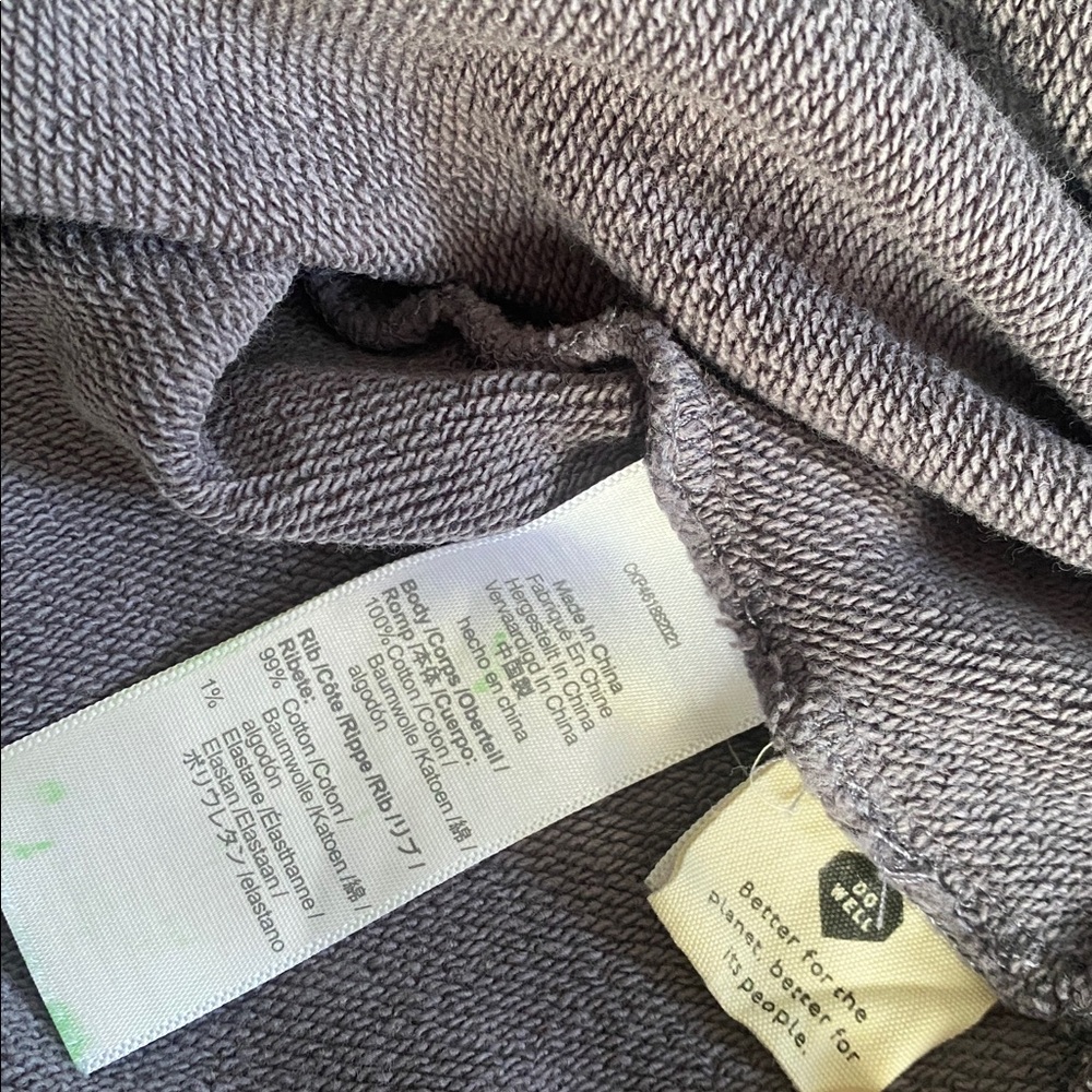 Madewell Lavender Sleeveless Sweatshirt Top - Picture 5 of 6